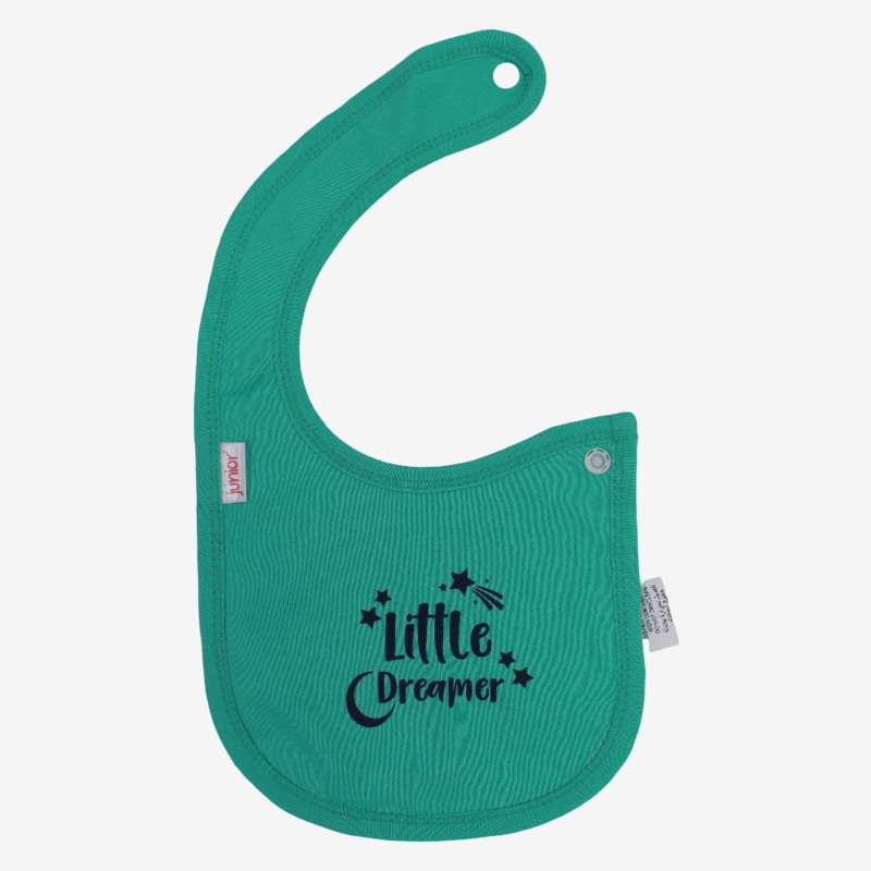Baby Bib  Turquoise with “Little Dreamer” Design