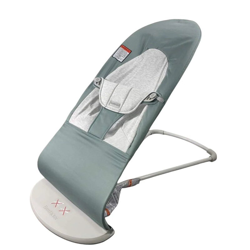 BabyBjorn Bouncer Balance, Light Gray Frame, Light Sage/White