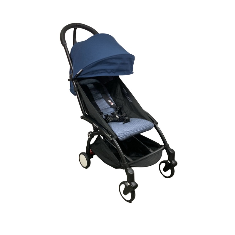 Babyzen YOYO2 Complete Stroller, 2023, Black and Blue AirFrance