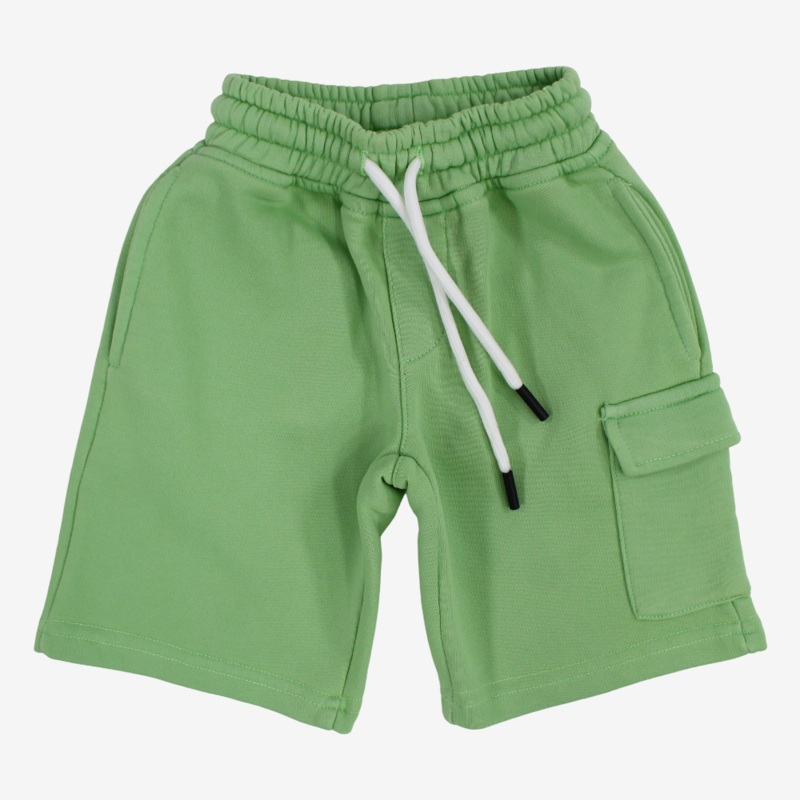 Boys Cotton Shorts  Green