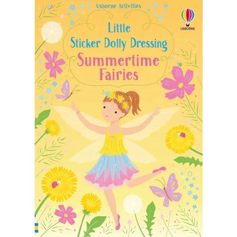 Usborne Little Sticker Dolly Dressing Summertime Fairies