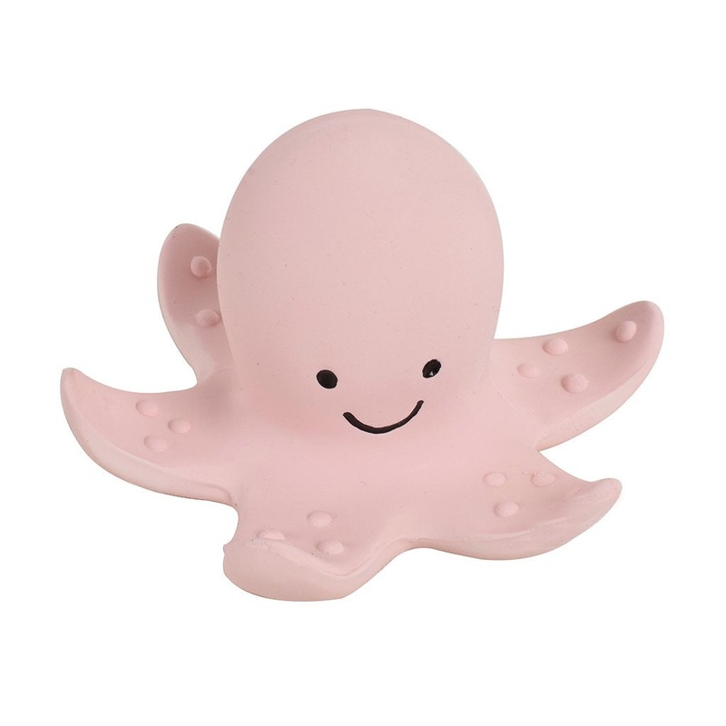 Octopus Natural Rubber Rattle