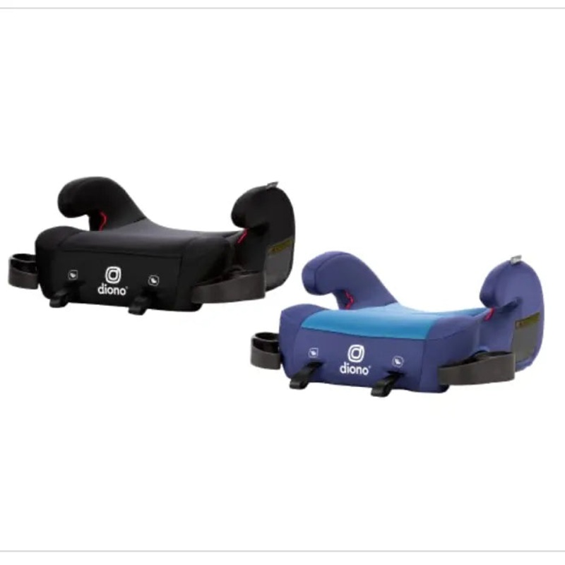 Solana 2 with Latch Pack of 2 Backless Booster Car Seats – Black/Blue