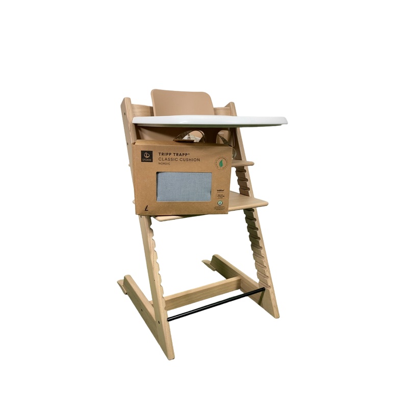 Stokke Tripp Trapp Complete High Chair, Nordic Blue, Oak Natural