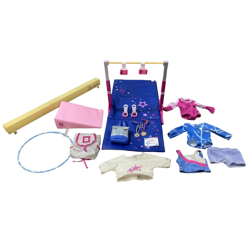 American Girl Gymnastics Set
