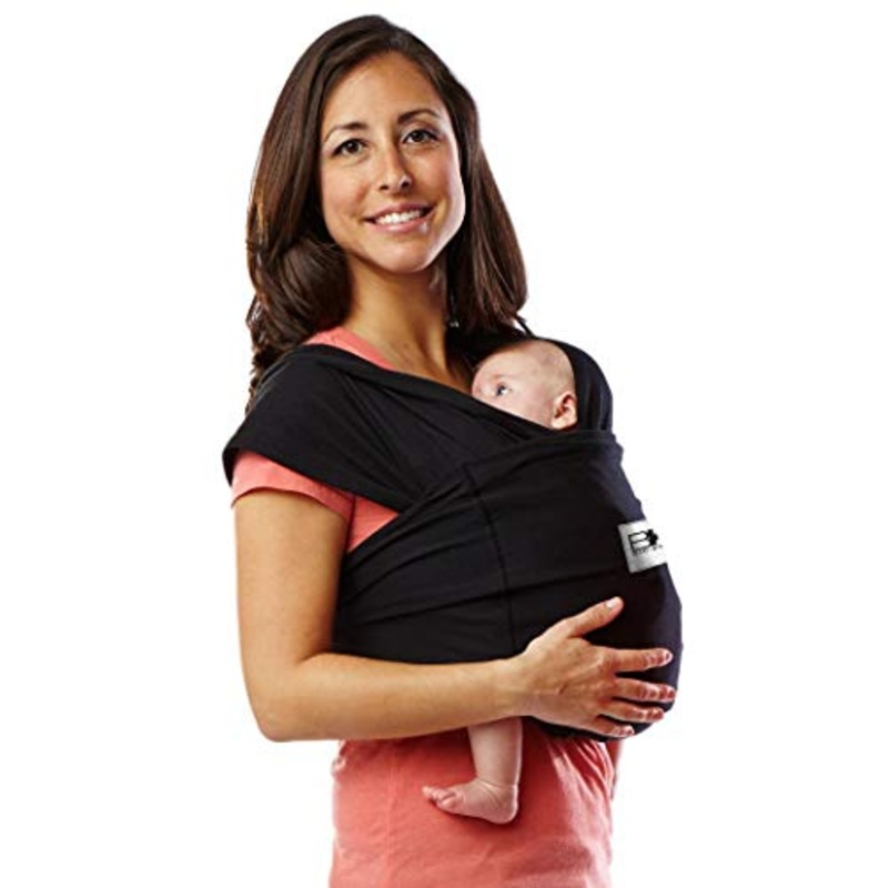 Baby K’tan Baby Carrier, Black, Original, XXS