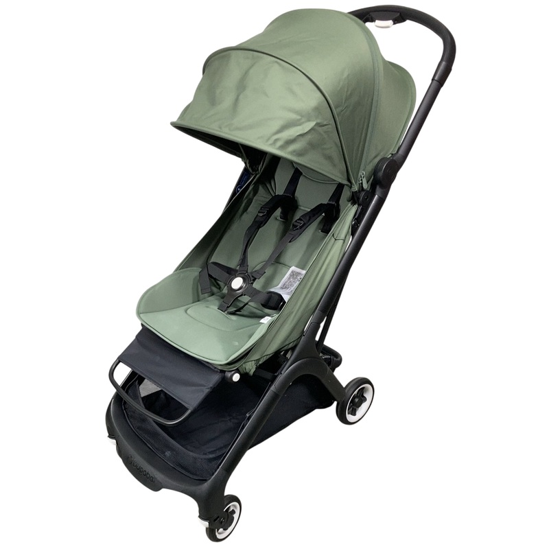 Bugaboo Butterfly Stroller, 2024, Black, Forest Green, Forest Green