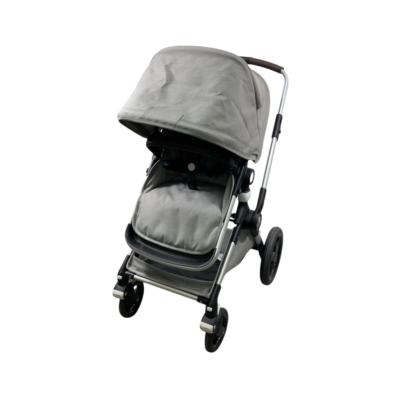 Bugaboo Lynx Stroller, 2019, Aluminum, Mineral Light Grey, Mineral Light Grey