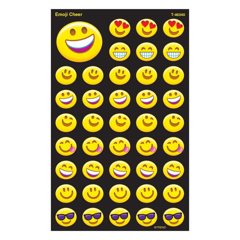 Emoji Cheer superShapes Stickers  Large