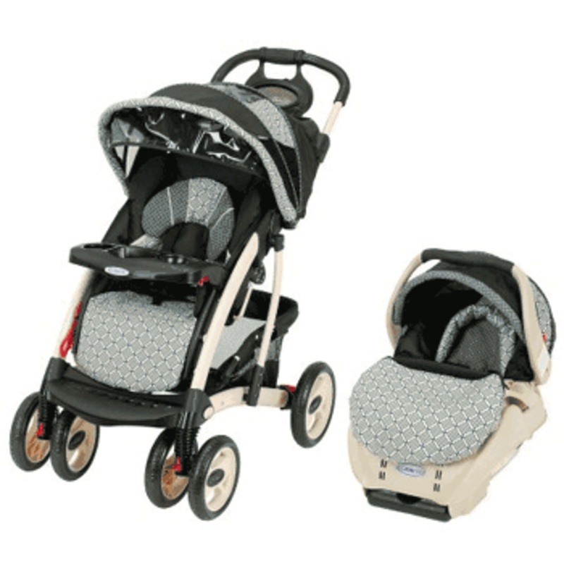 Graco Quattro Tour Travel System 7B03LTC2 in Lattice