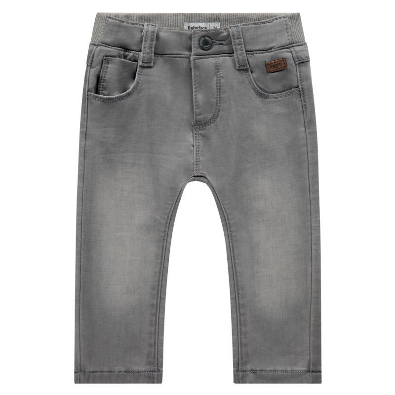 Baby Boys Jogger Denim Pants – Light Grey Denim
