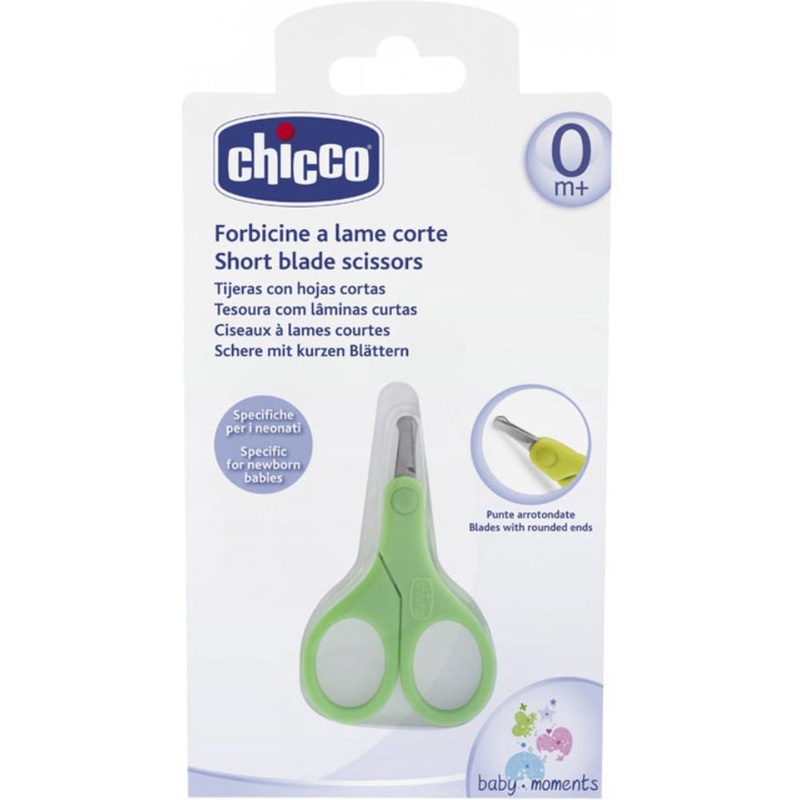 Chicco Scissors With Short Blade – Green