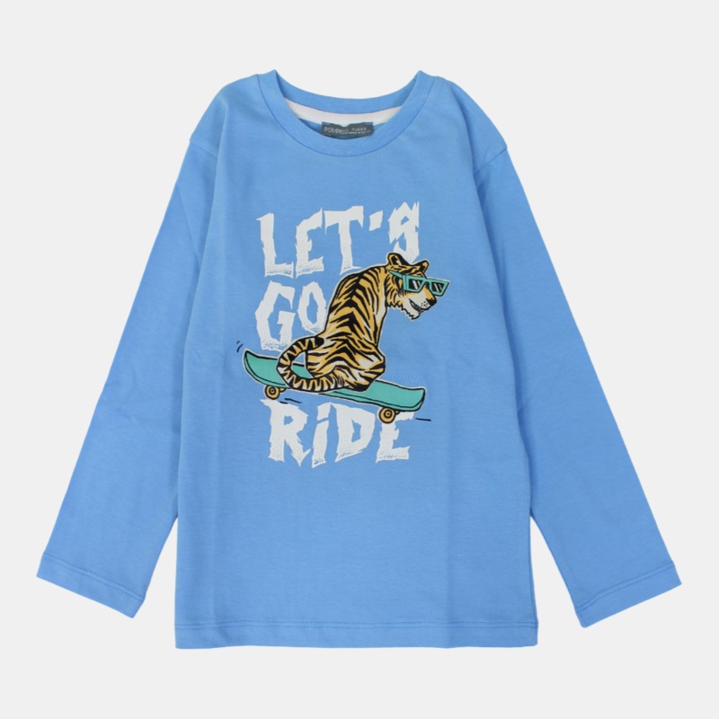 Kids Boys’ Cotton T-Shirt  Light Blue