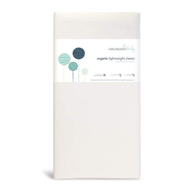 Naturepedic No-Compromise Organic Lightweight Classic Crib Mattress