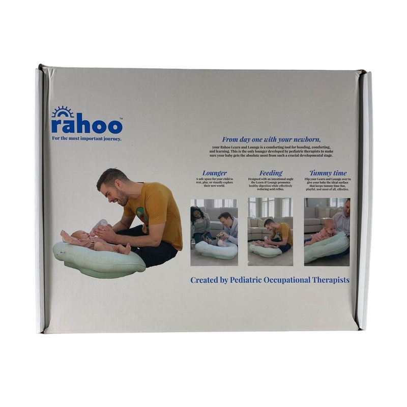 Rahoo Baby Learn & Lounge 3-in-1 Newborn Lounger, Aloe
