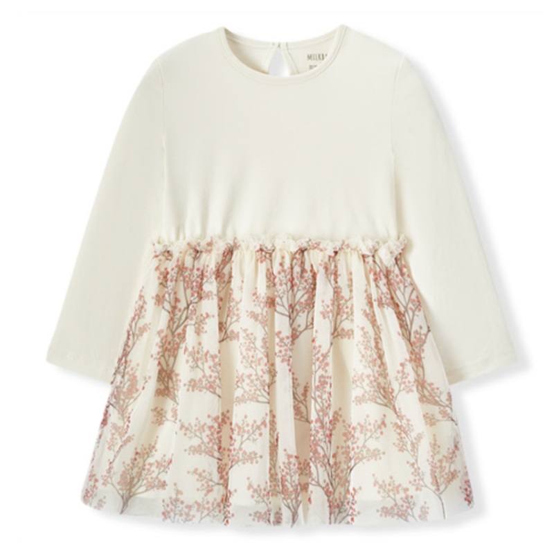 Milkbarn Winterberry Cotton Stretch Ballet Dress