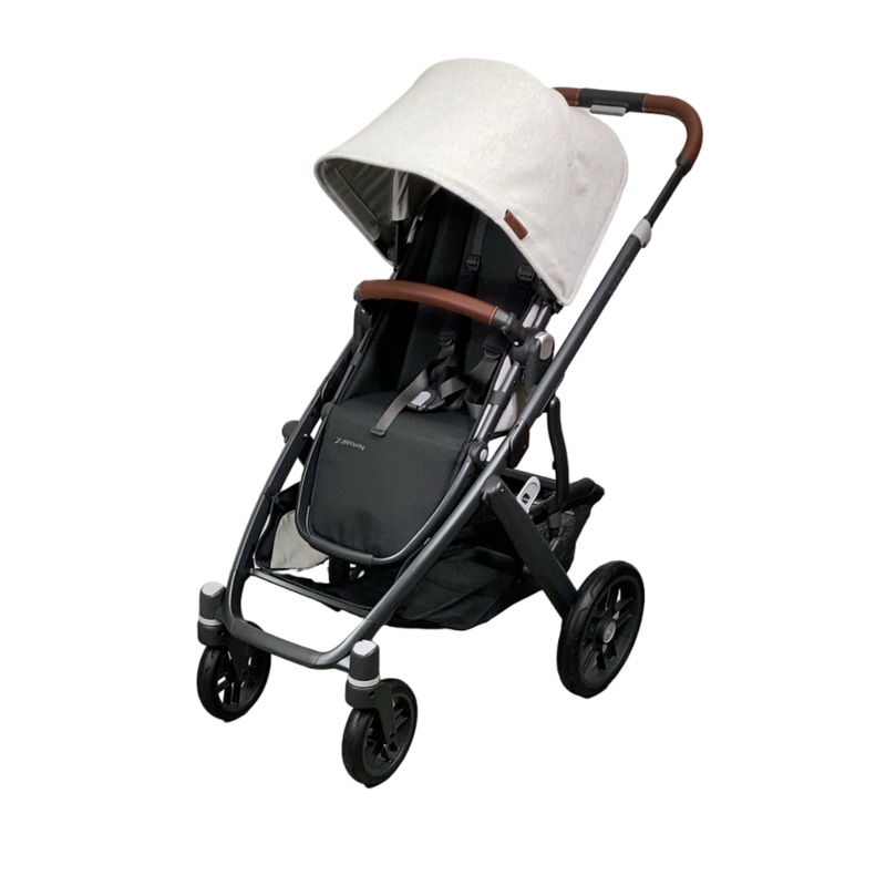 UPPAbaby VISTA V2 Stroller, 2023, Anthony (White & Grey Chenille)