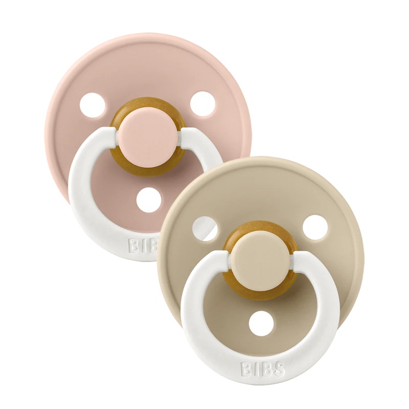 BIBS Pacifier 2 Pack – Blush Glow + Vanilla Glow