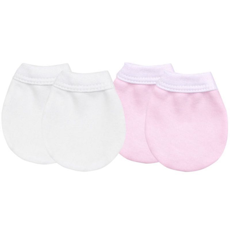 Kushies No Scratch Mittens, 2-Pack – Pink