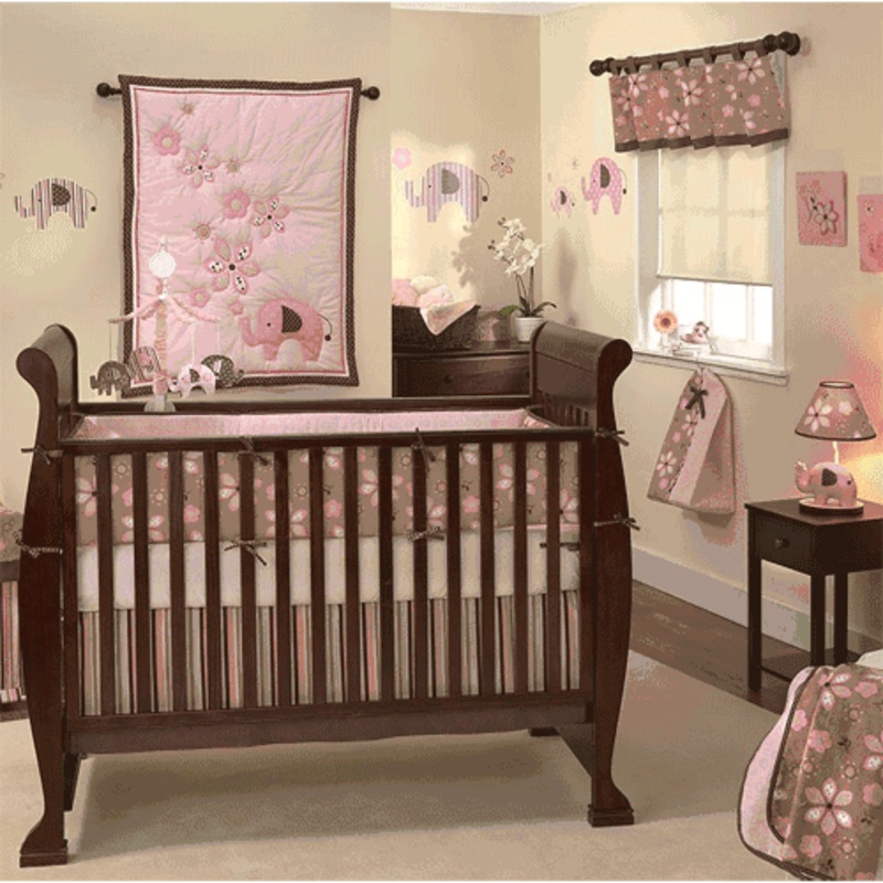 Lambs & Ivy Dottie 4 Piece Crib Bedding Set