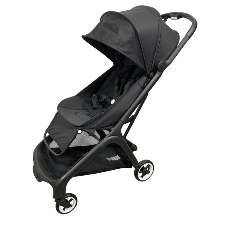 Bugaboo Butterfly Stroller, 2024, Black, Midnight Black, Midnight Black