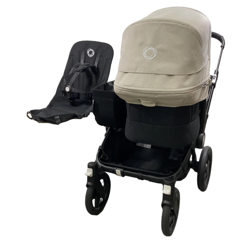 Bugaboo Donkey 5 Mono Stroller, Black, Midnight Black, Misty White, 2025