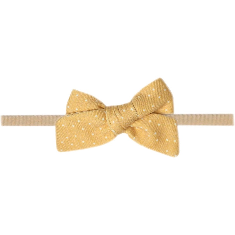 Copper Pearl Classic Nylon Bow | Marigold