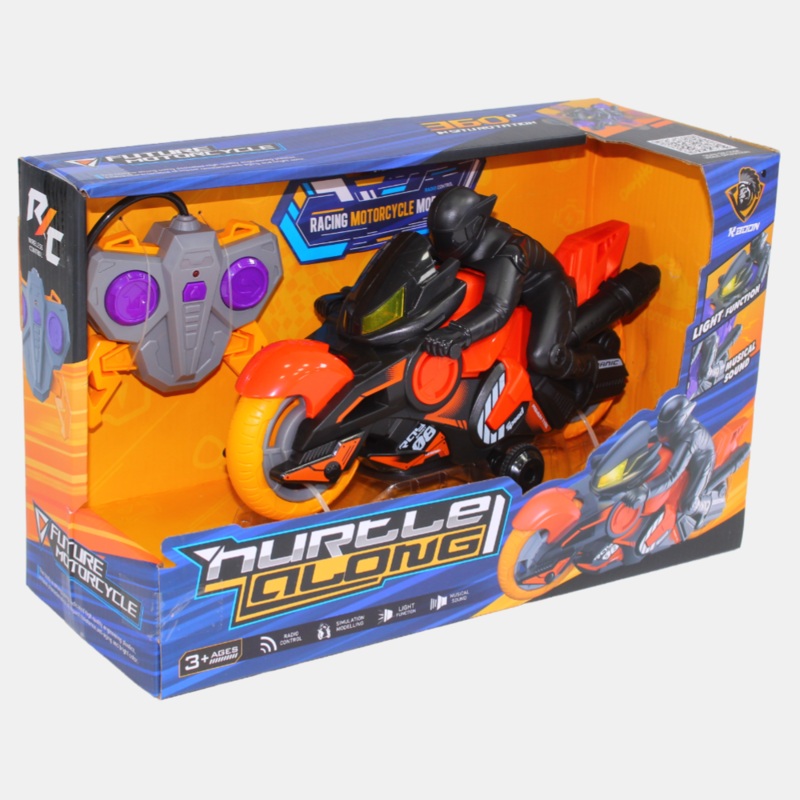 RC Motorbike for Kids  High-Speed 360 Spinning LED