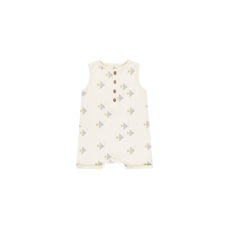 Rylee + Cru Davis Romper – Angel Fish