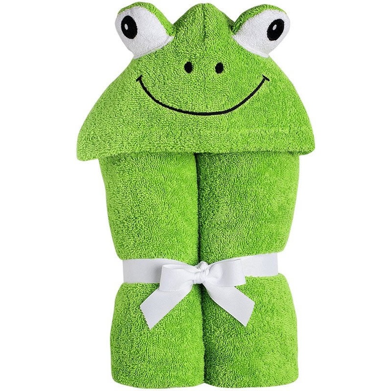 Yikes Twins Infant Hooded Towel – Frog