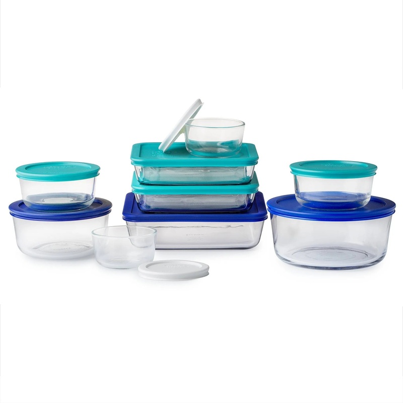 18pc Glass Storage Set