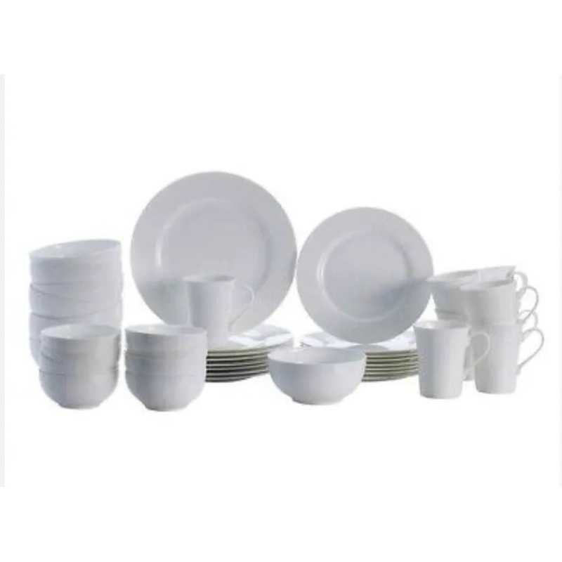 Adrian 40-Piece Porcelain Dinnerware Set