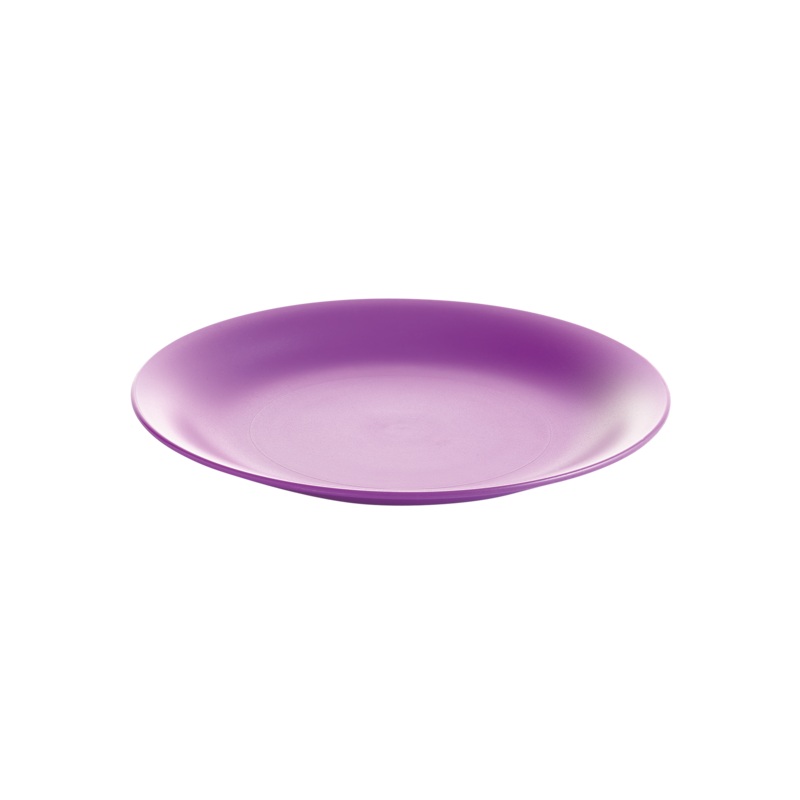 M Design Lifestyle Plastic Serving Platter, 21 cm – Purple