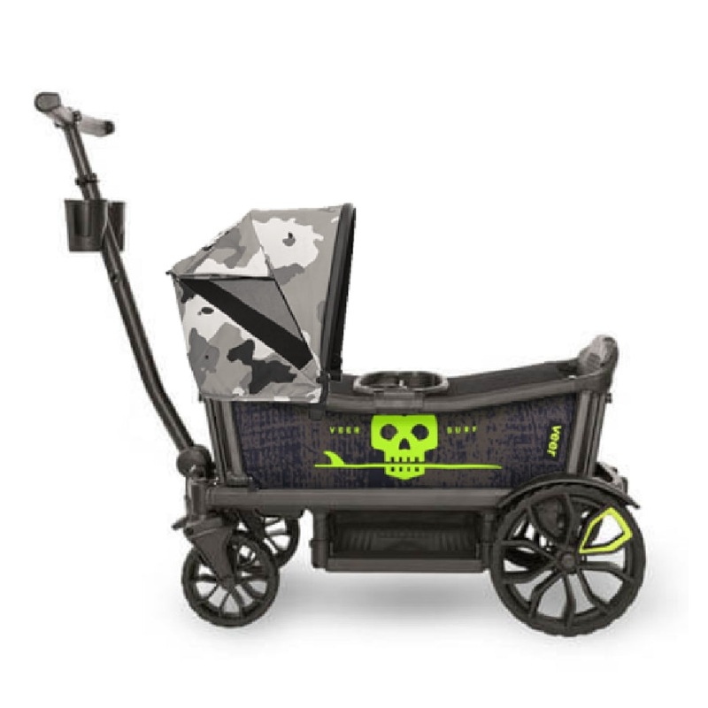 Veer Cruiser (2 Seater) Stroller Wagon + Canopy Bundle – Surf/Ice Camo