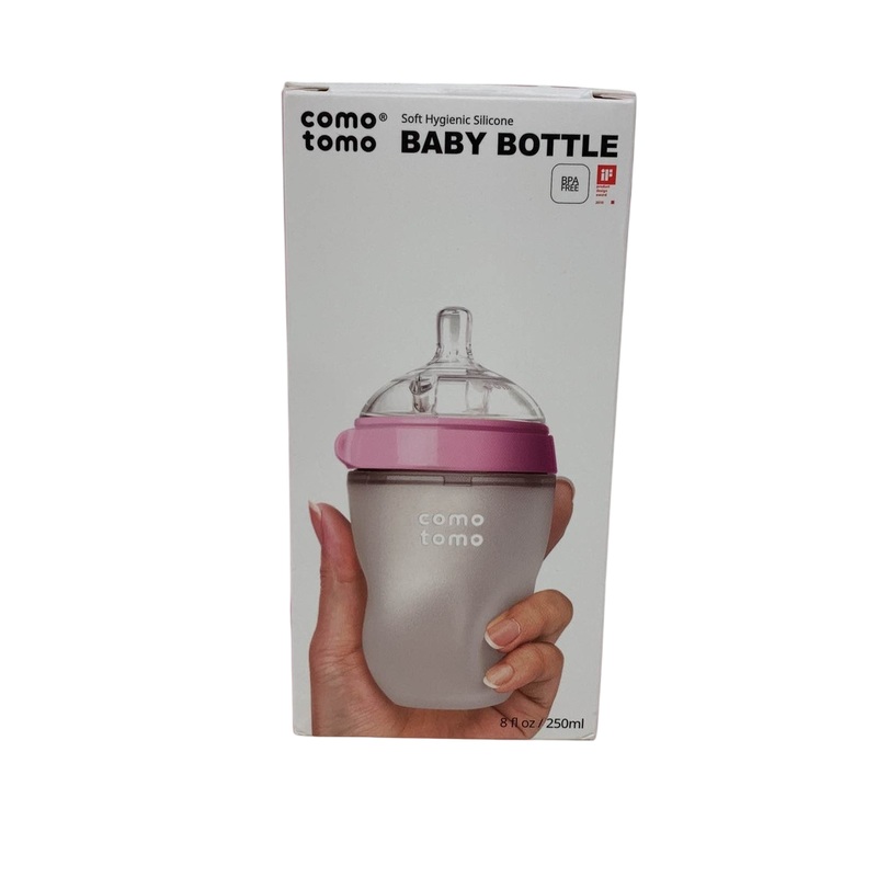 Comotomo Baby Bottles, 5 ounce, Pack of 1, Pink