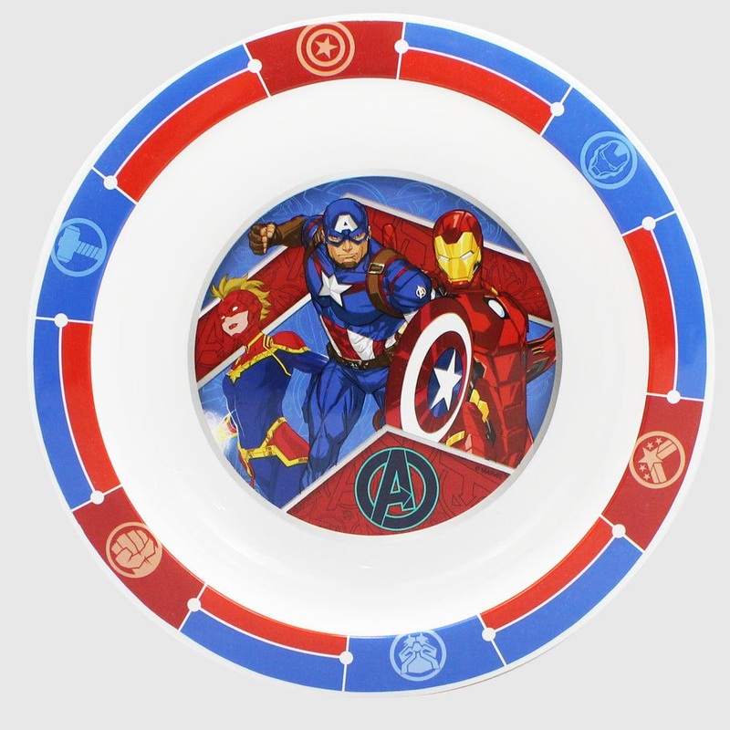 Stor Avengers Kids Microwave-Safe Deep Plate