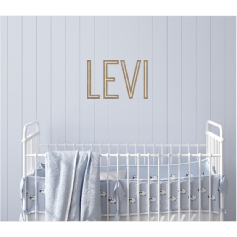 Sugar + Maple Personalized Floating Wood Letters