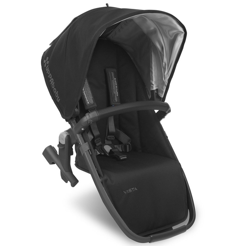 UPPAbaby Open Box 2018 / 2019 VISTA RumbleSeat – Jake (Black/Carbon/Black Leather)