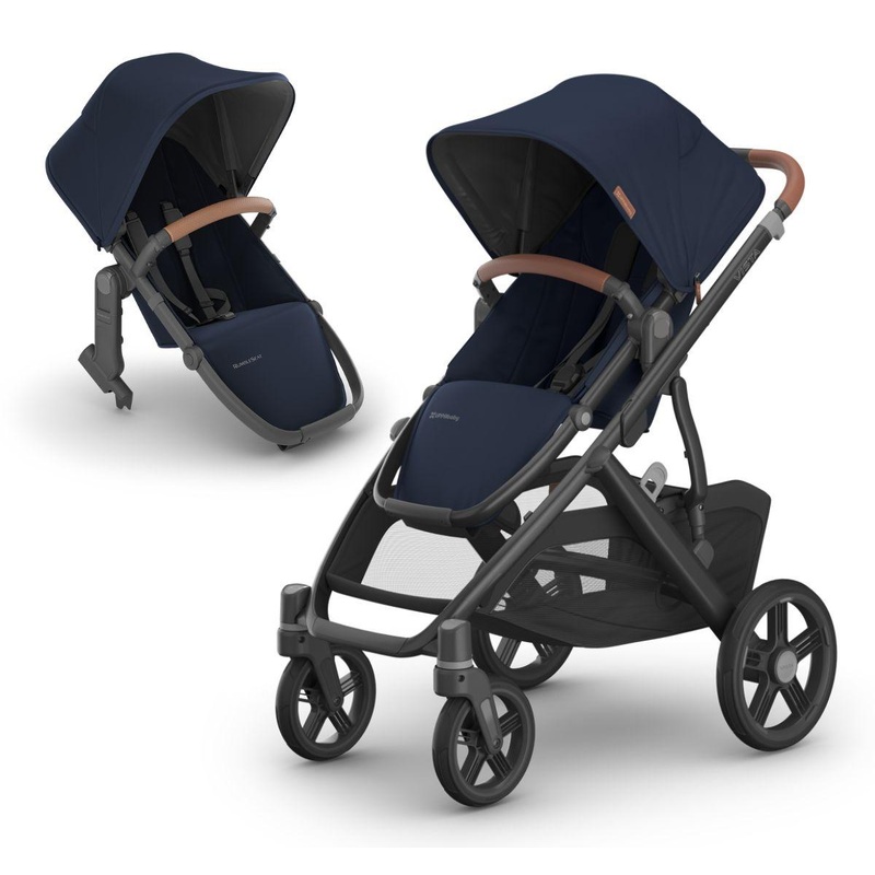UPPAbaby VISTA V3 Double Stroller with V2+ Rumbleseat Bundle – Noa