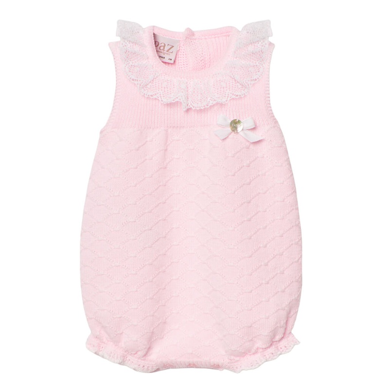 LINDA Romper Chalk Pink/White