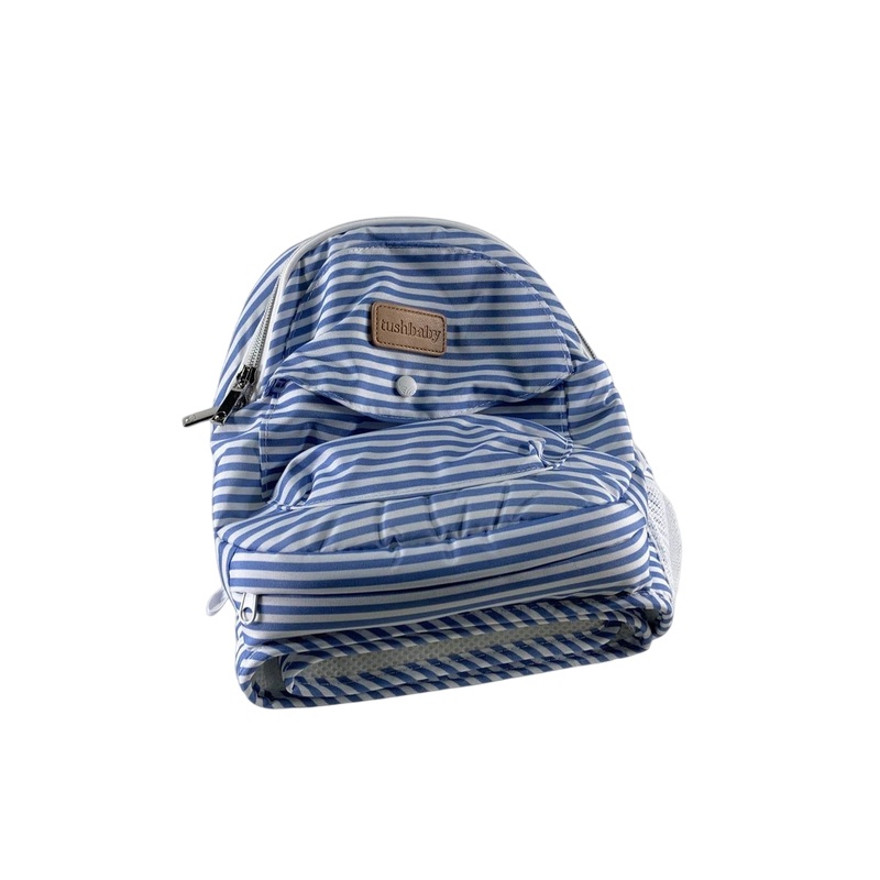 TushBaby Hip Baby Carrier, Blue Stripe