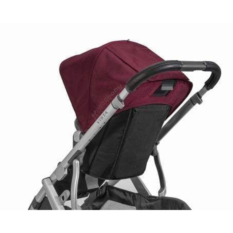 UPPAbaby Vista 2015+/Vista v2/ Vista V3 Leather Handlebar Covers (Black)