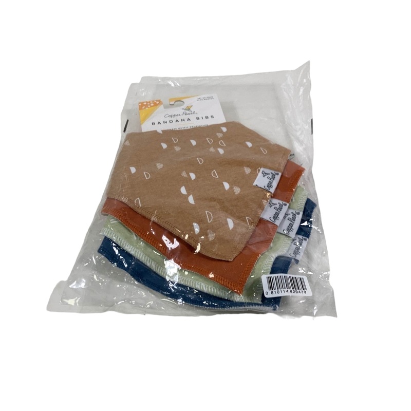Copper Pearl Bandana Bibs 4-Pack, Ridge