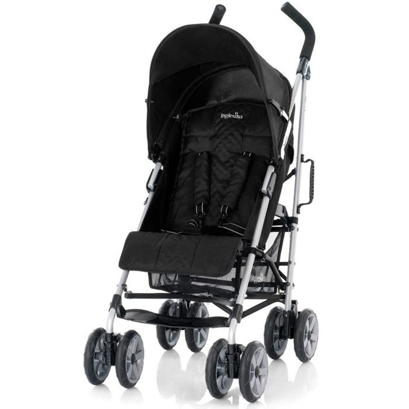 Inglesina Trip Hybrid Stroller With Rain Cover – Ink Black