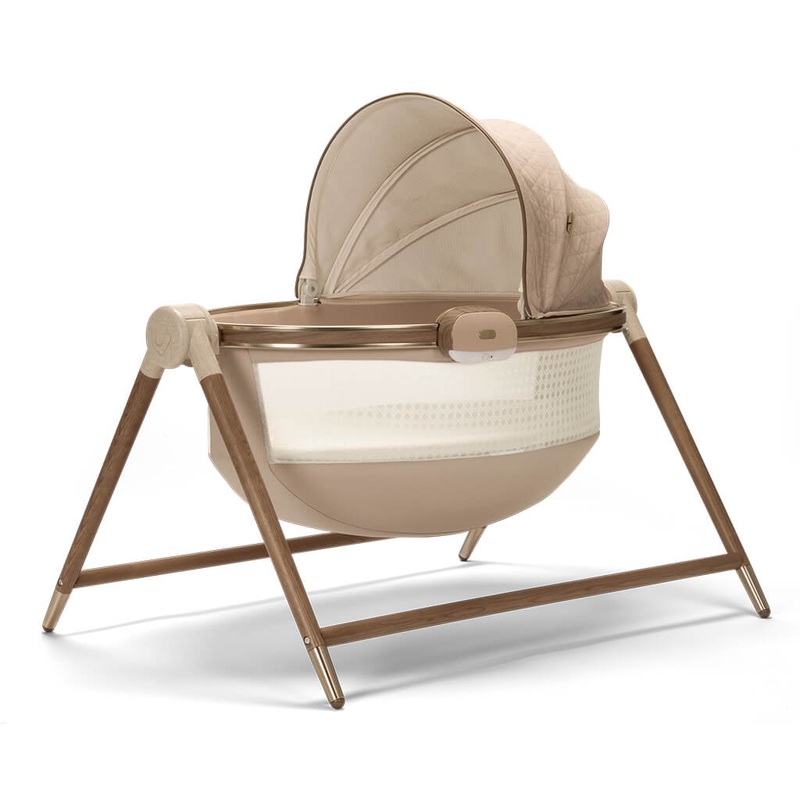 Sibia Bassinet with Wood Legs