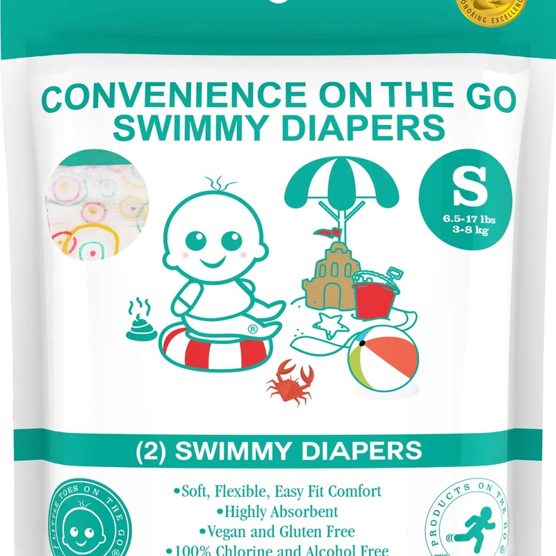 Little Toes Natural Disposable Swimmy Diapers 2 Pack