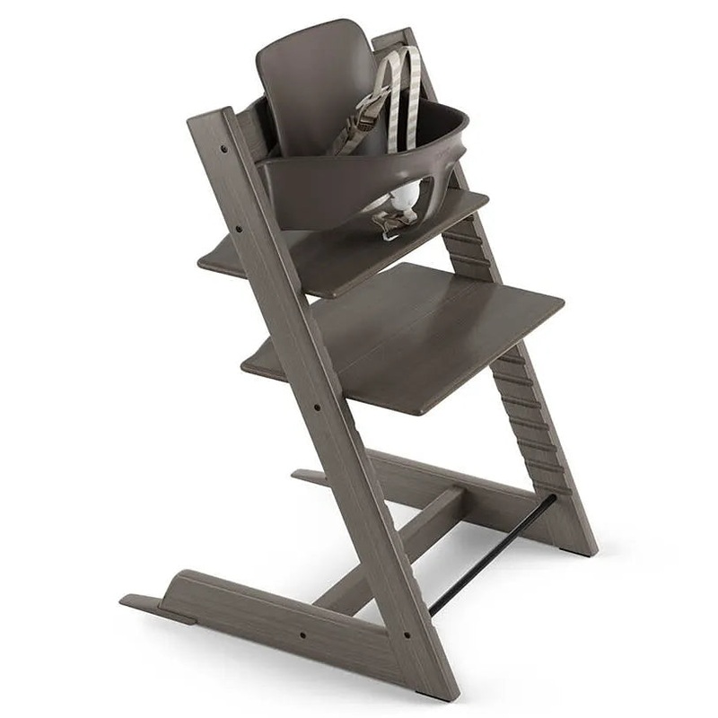 Tripp Trapp High Chair & Baby Set – Hazy Grey