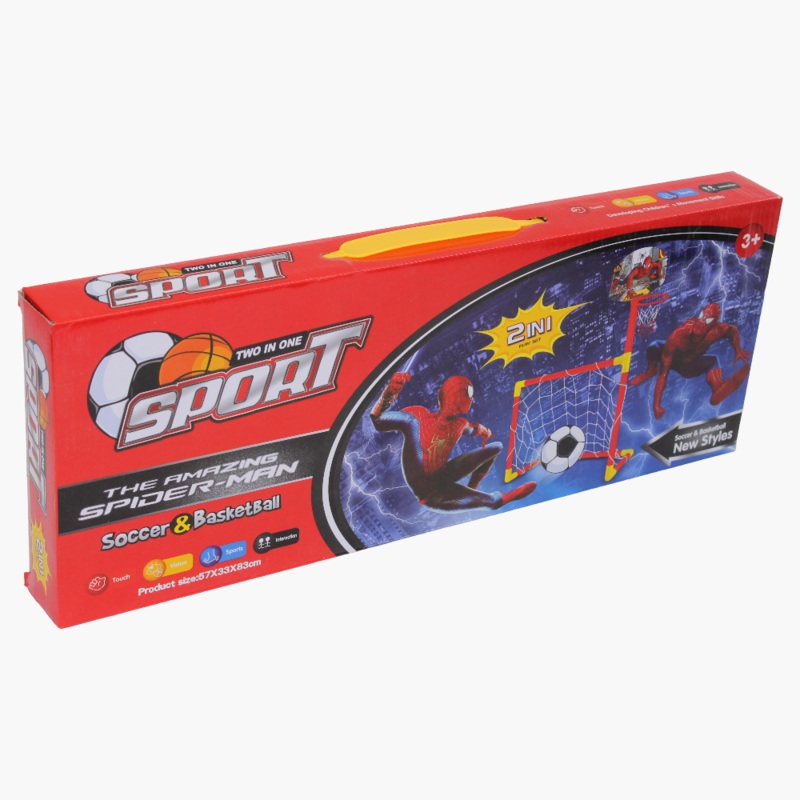 Spider-Man 2-in-1 Soccer and Basketball Set
