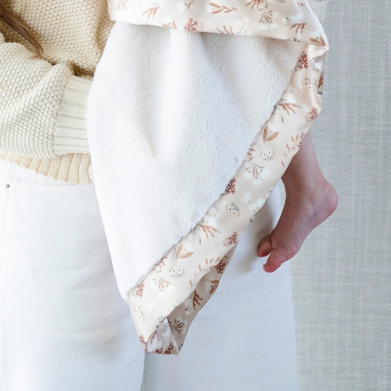 Flora Satin Border Blanket – Mini