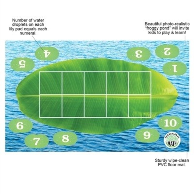 Sensational Math Froggy Ten-Frame Floor Mat